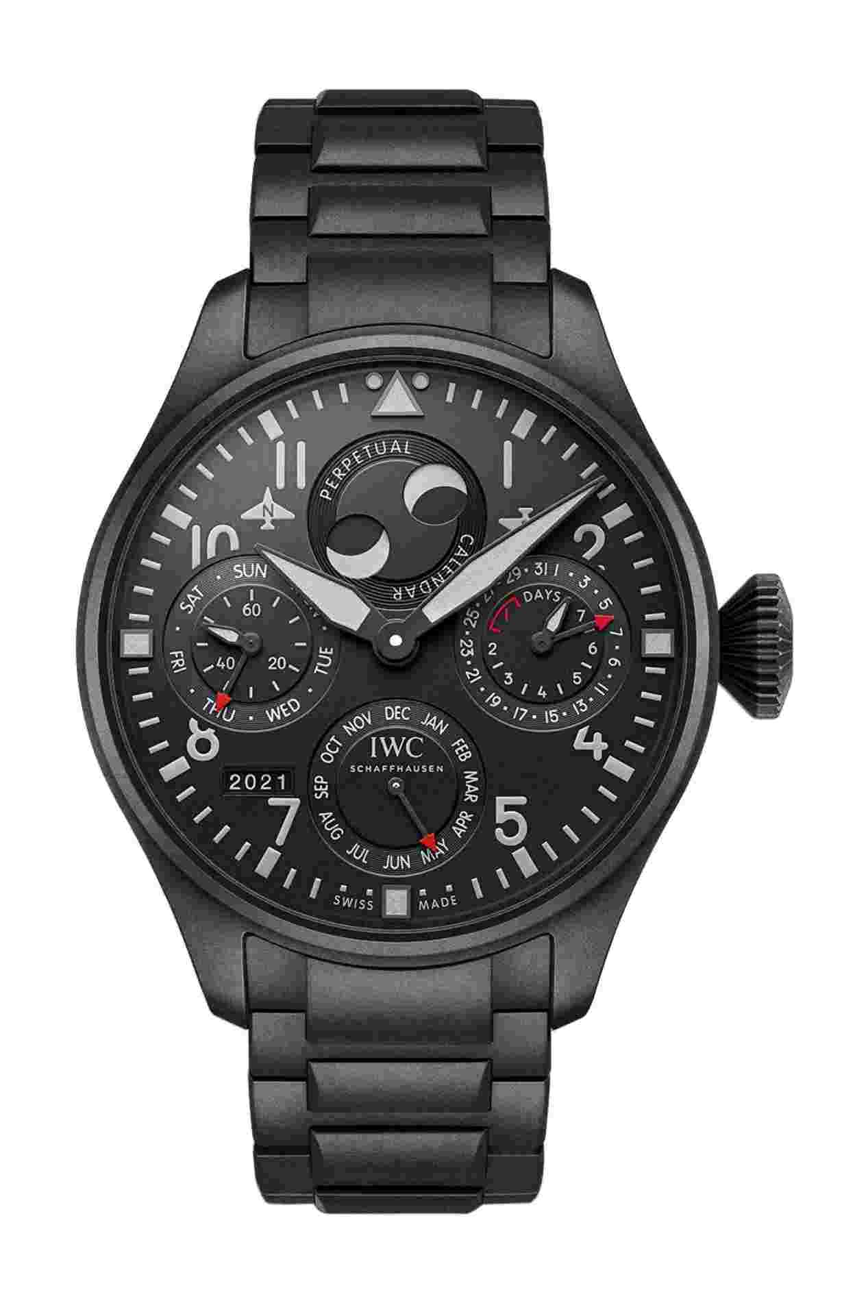 IWC Schaffhausen
Big Pilot’s Watch Perpetual Calendar Top Gun Ceratanium