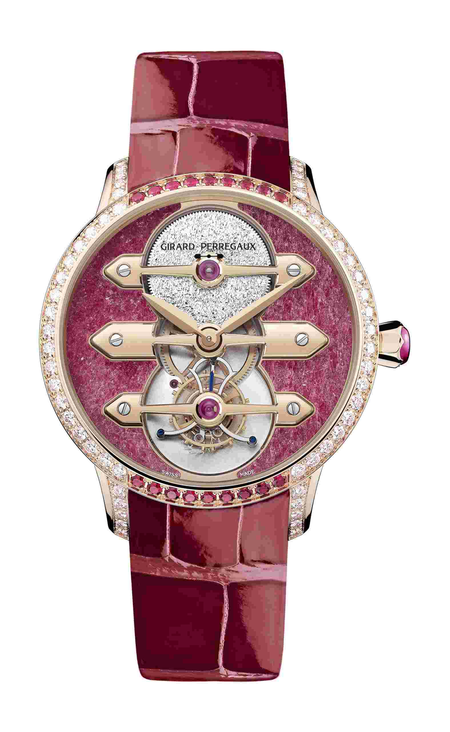 Girard-Perregaux
Tourbillon with Three Gold Bridges Ruby Heart