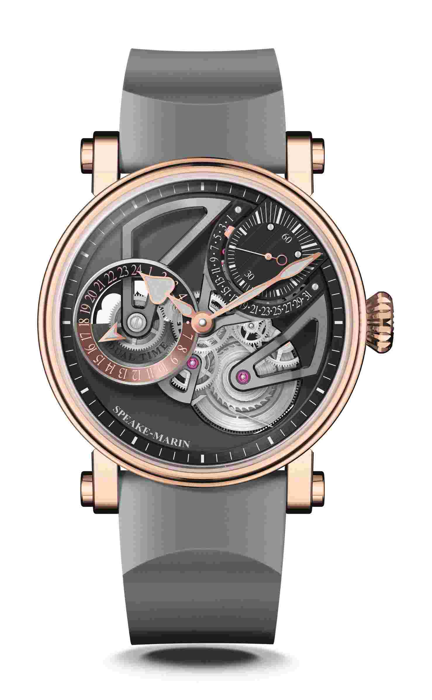 Speake-Marin
Openworked Dual Time Red Gold