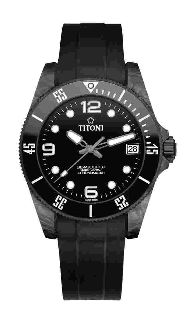 Titoni
Seascoper 600 Carbon Tech