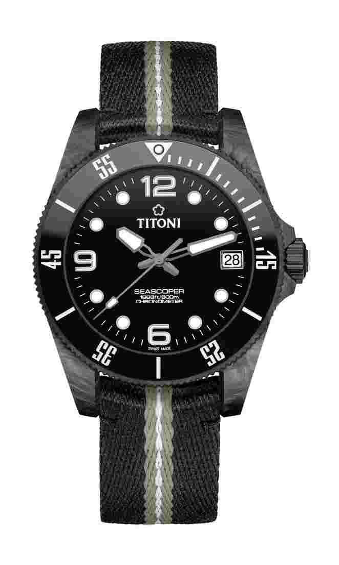 Titoni
Seascoper 600 Carbon Tech