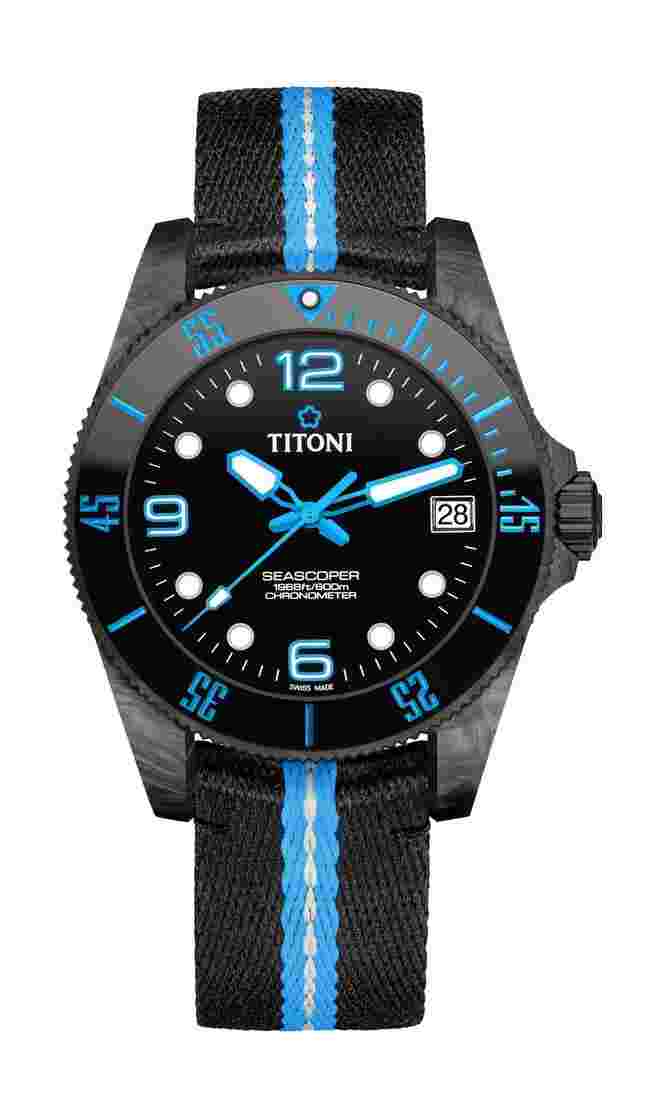 Titoni
Seascoper 600 Carbon Tech