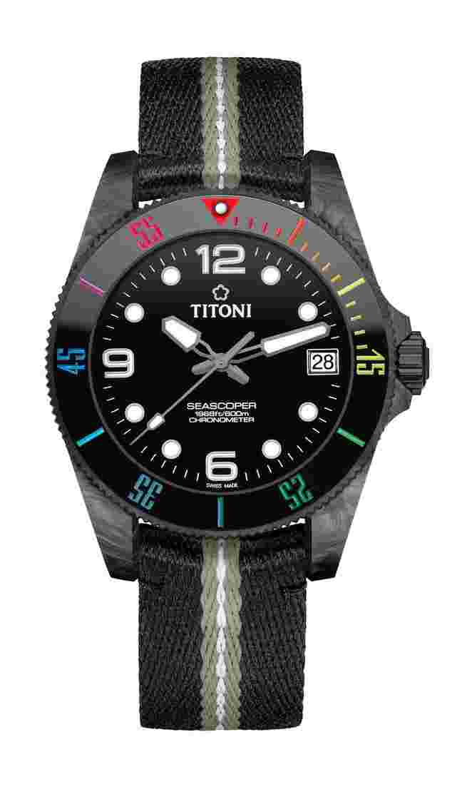 Titoni
Seascoper 600 Carbon Tech