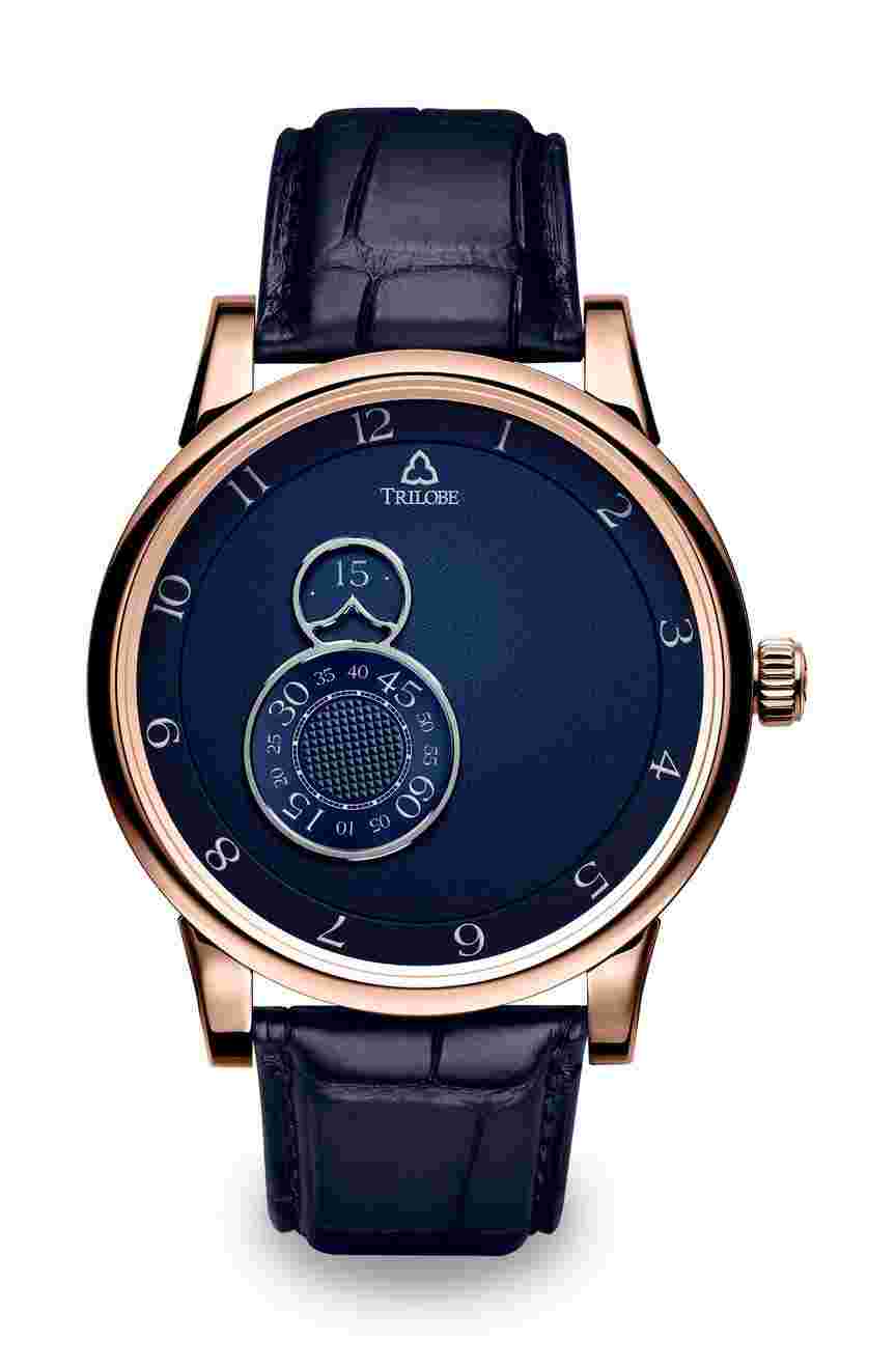 Trilobe
Nuit Fantastique Grained Blue Rose Gold