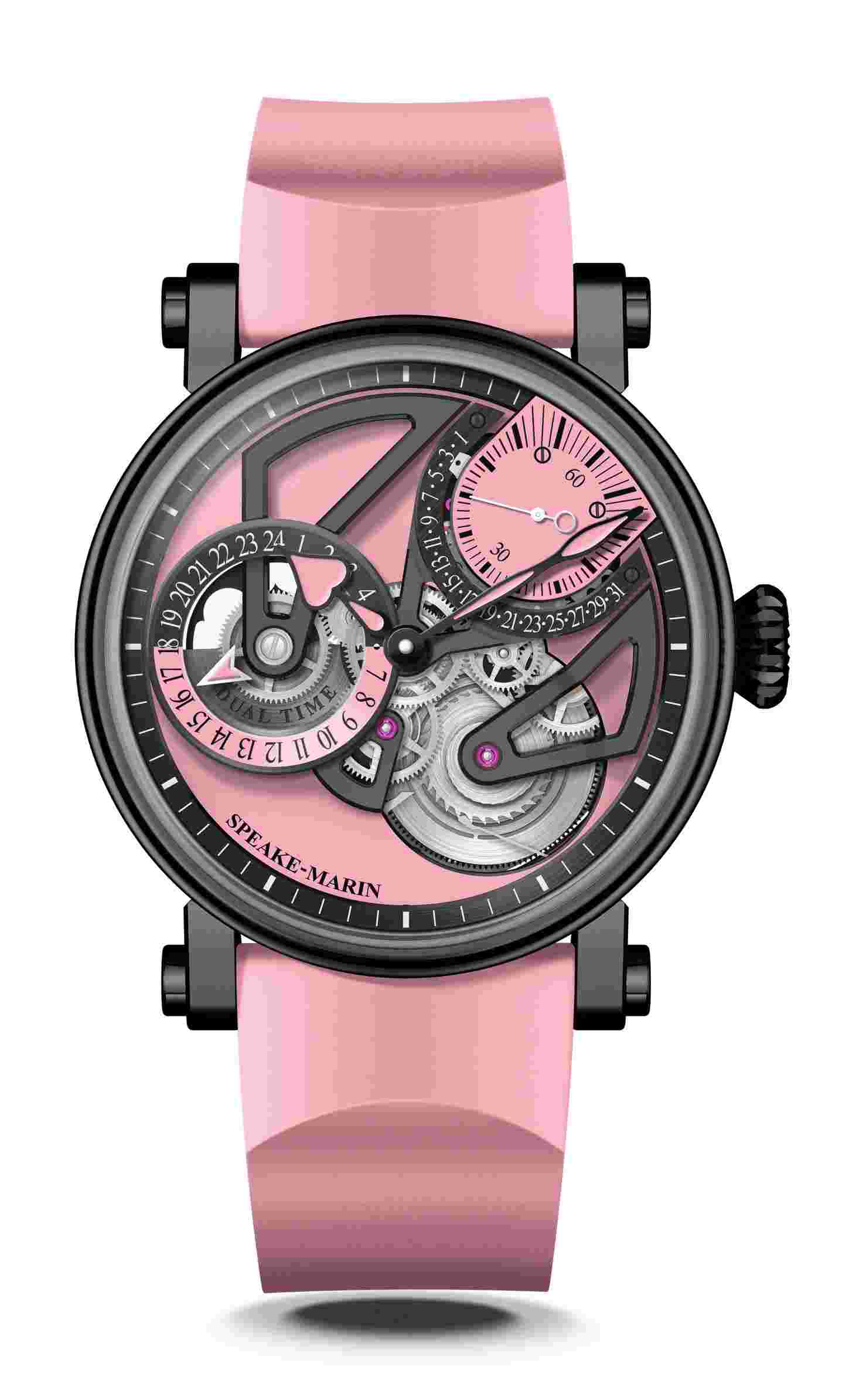 Speake-Marin
Openworked Dual Time Pink