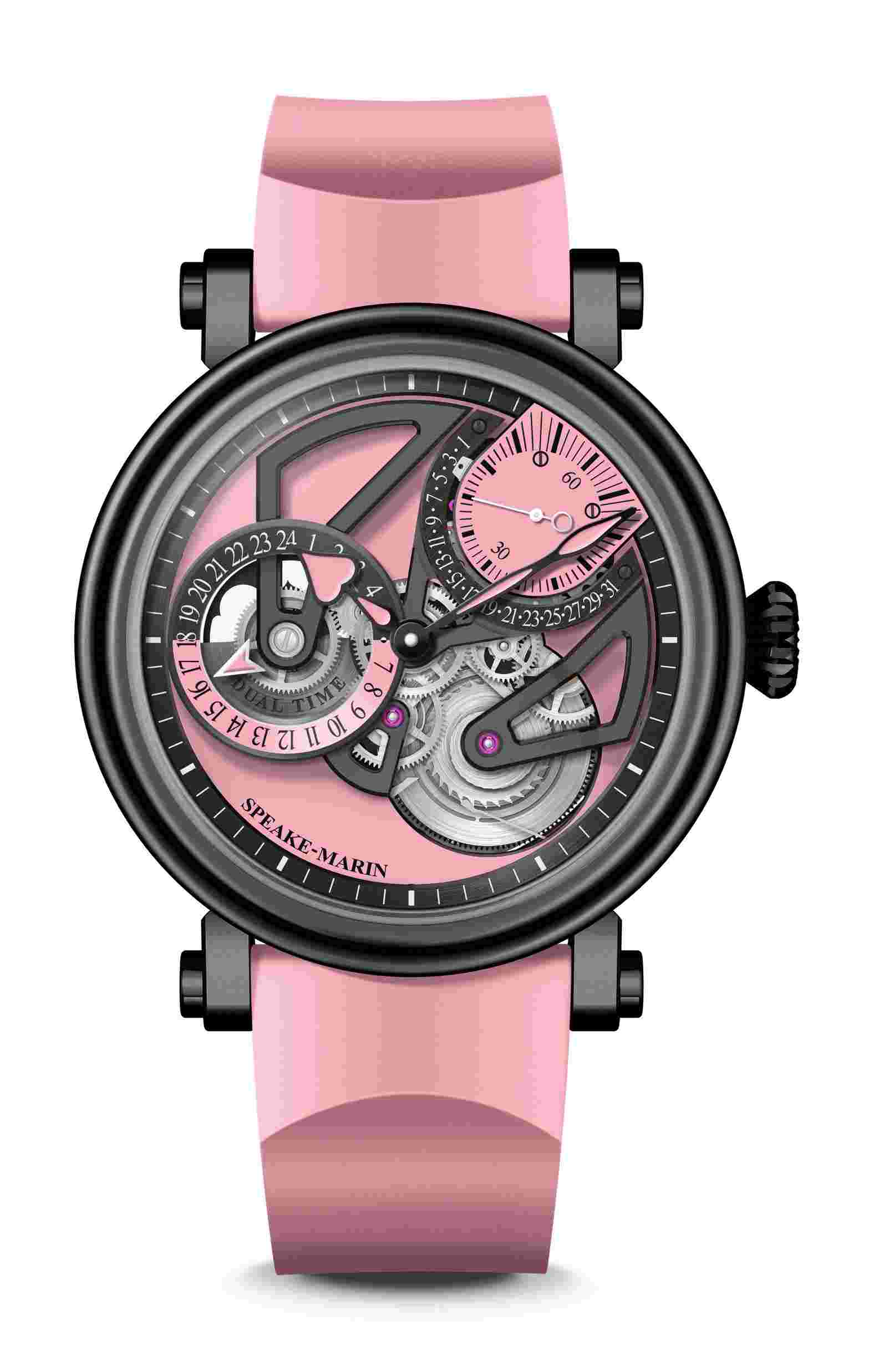 Speake-Marin
Openworked Dual Time Pink