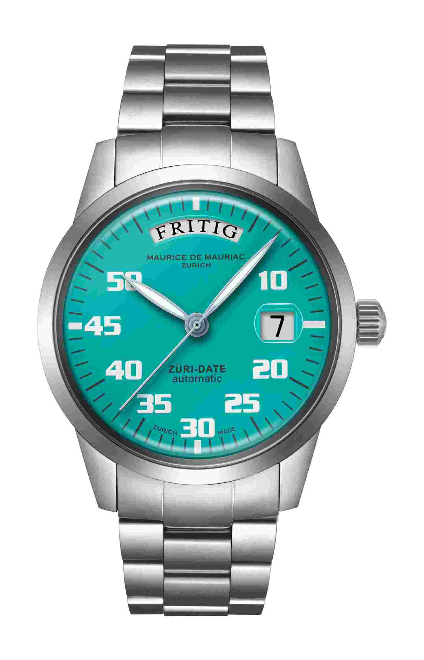 Maurice de Mauriac
Automatic Date “Züri Date” Turquoise