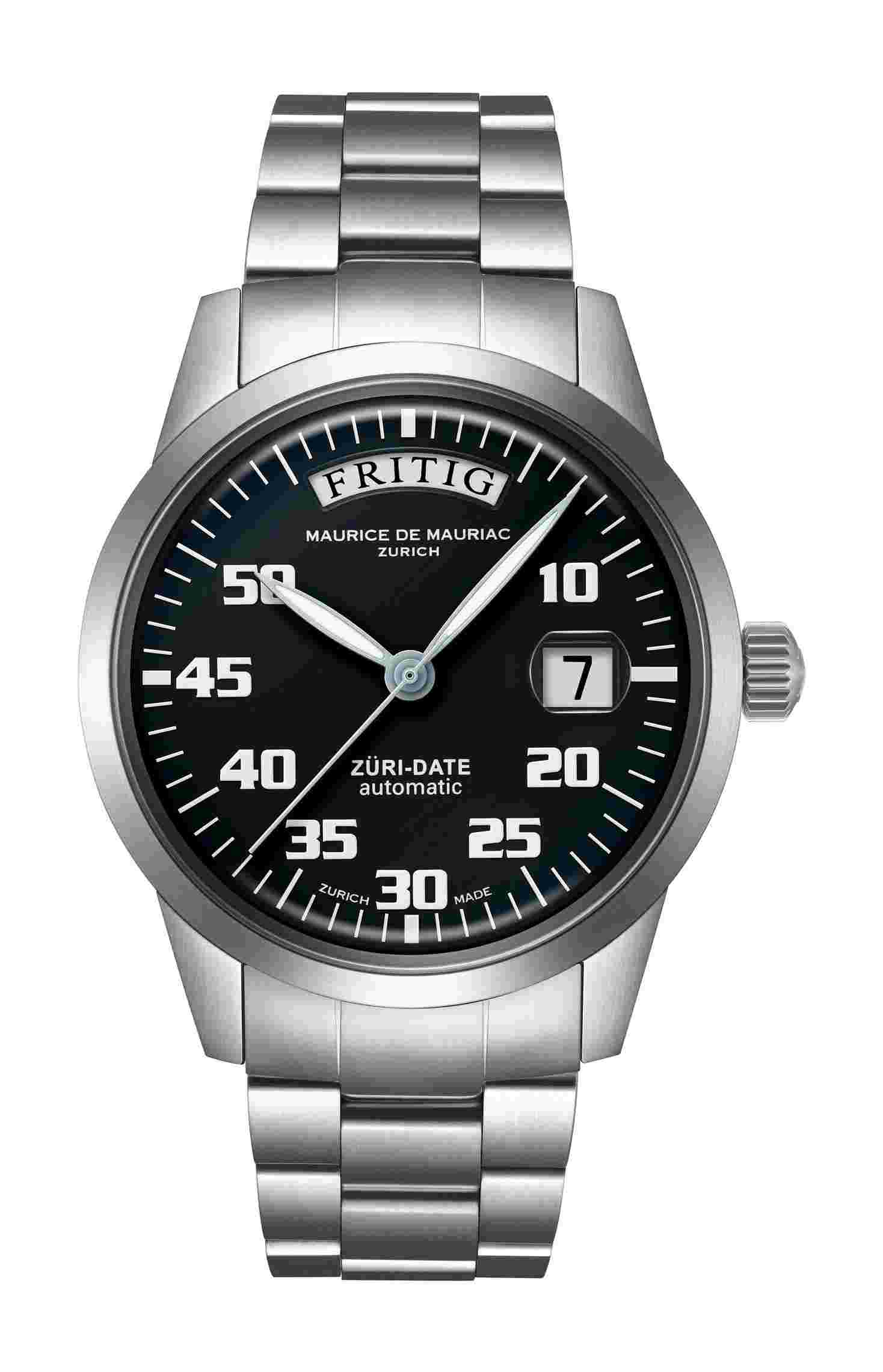 Maurice de Mauriac
Automatic Date “Züri Date” Black