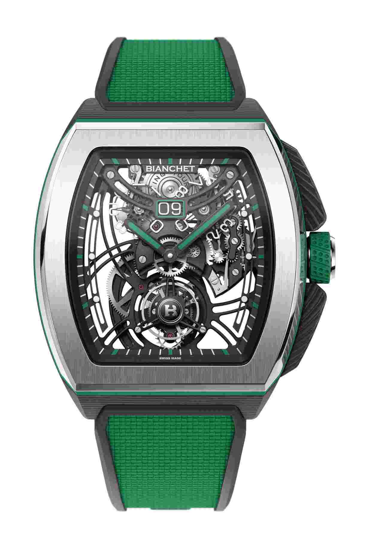 Bianchet
Flying Tourbillon Grande Date B1.618 Hybrid Green