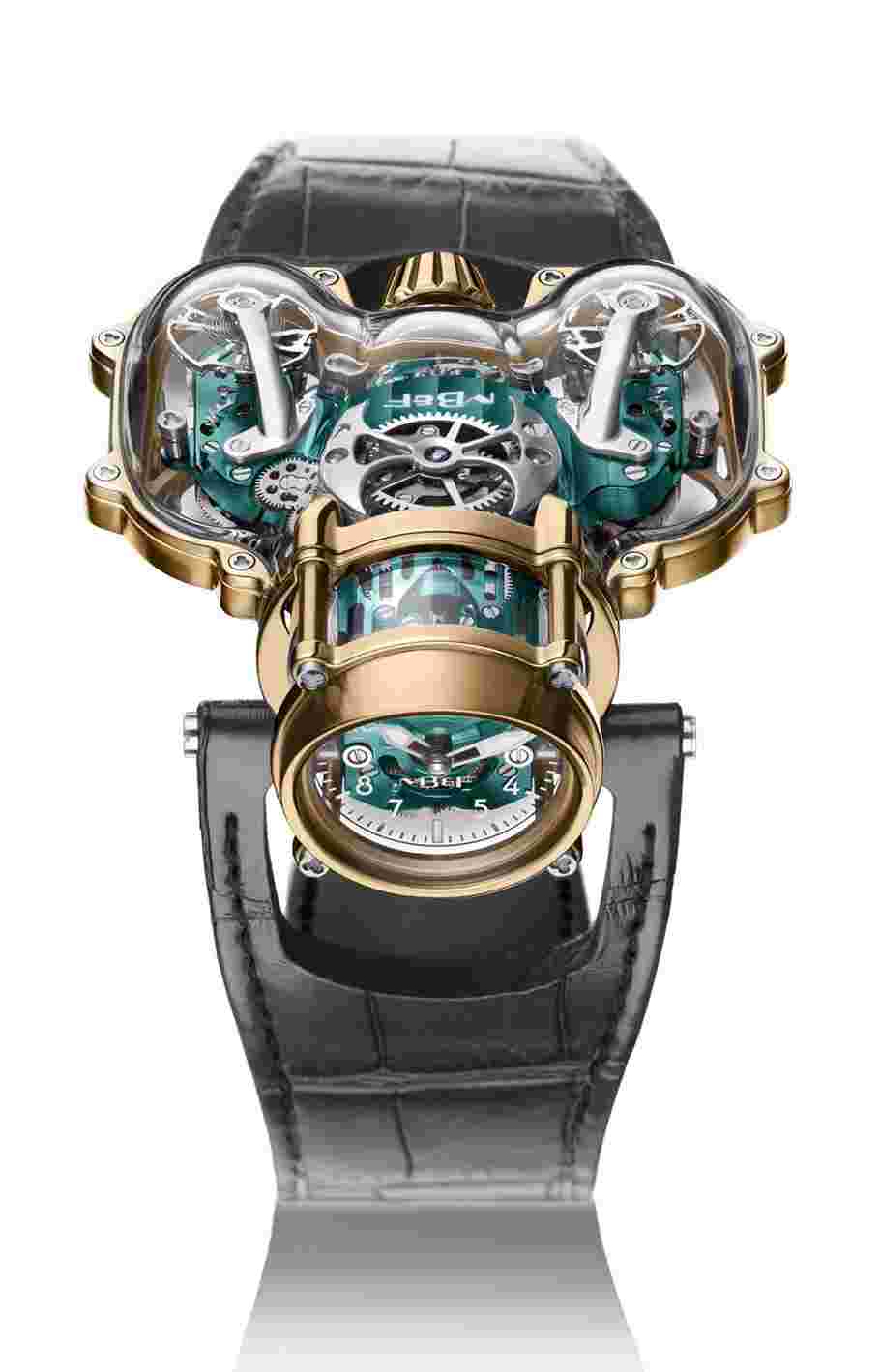 MB&F
HM9-SV Yellow Gold Green