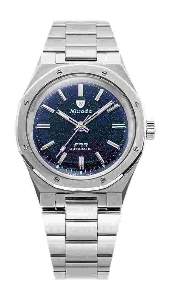 Nivada Grenchen
F77 Stainless Steel Dark Blue Aventurine