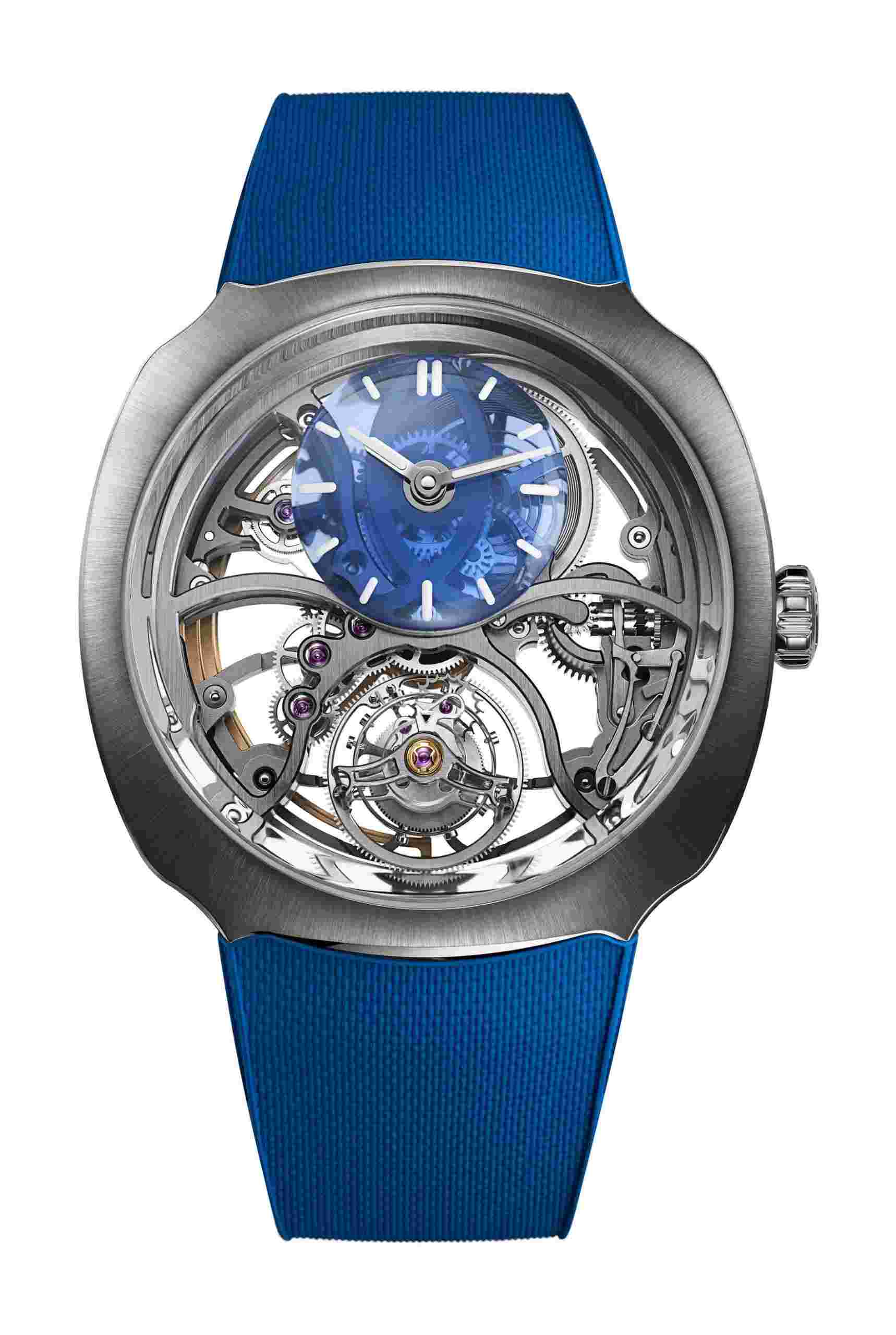 H. Moser & Cie
Streamliner Cylindrical Tourbillon Skeleton Alpine Limited Edition