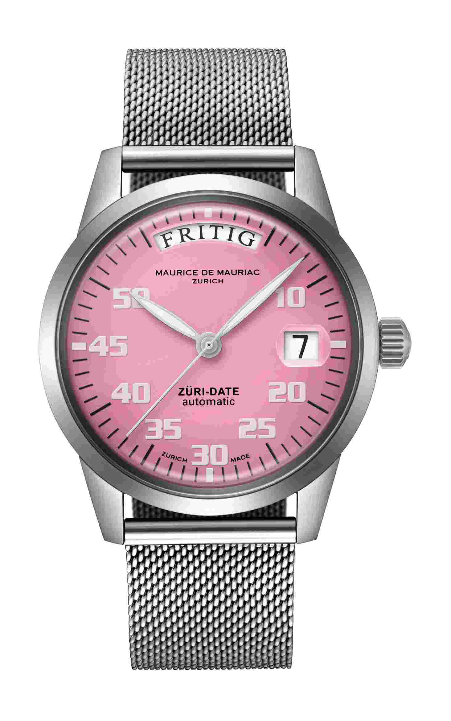 Maurice de Mauriac
Automatic Date “Züri Date” Cherry Blossom