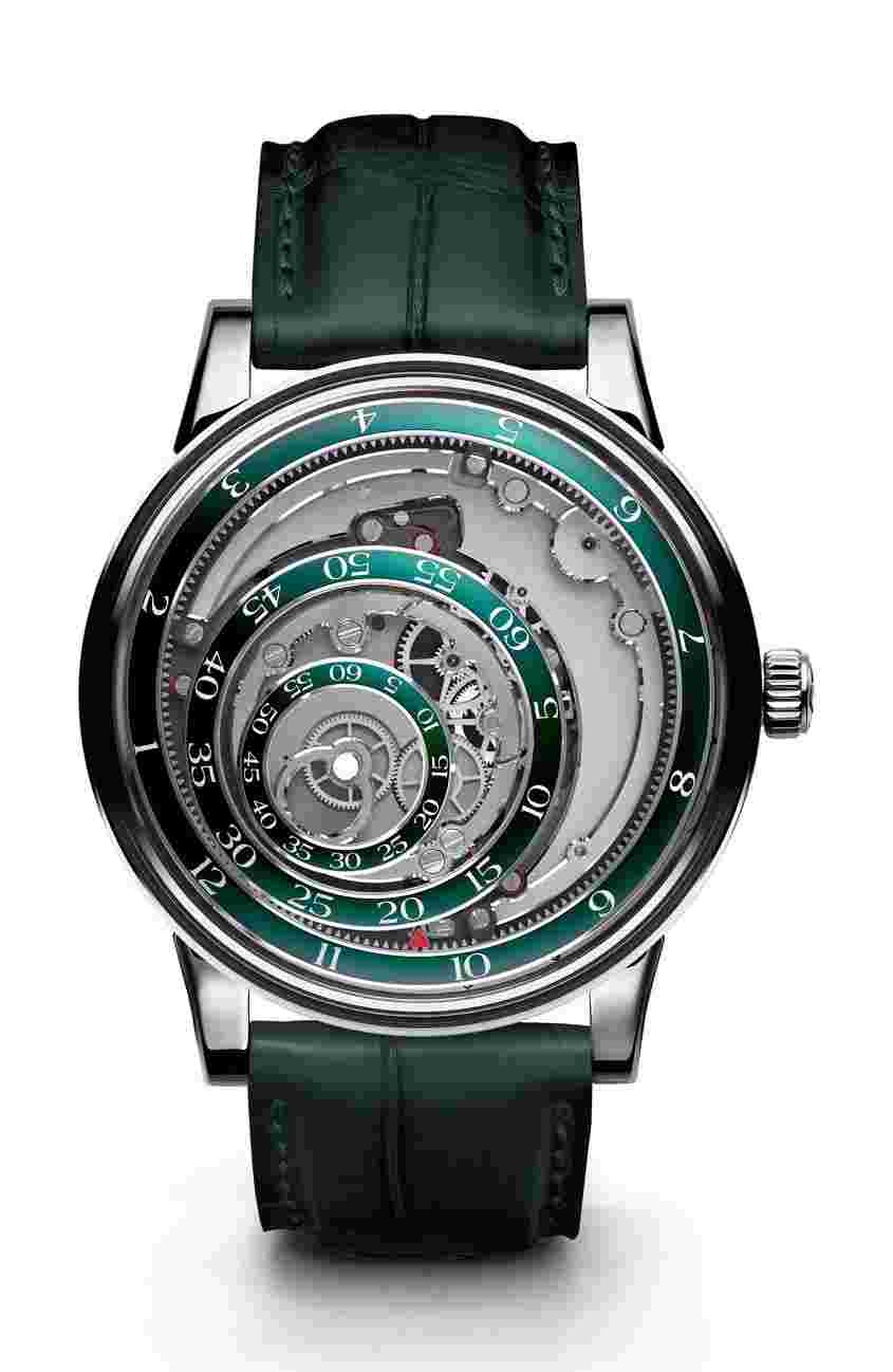 Trilobe
Une Folle Journée Rhodium Plated Green