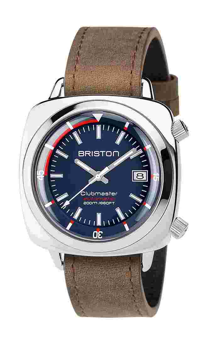 Briston
Clubmaster Diver Steel Navy Blue