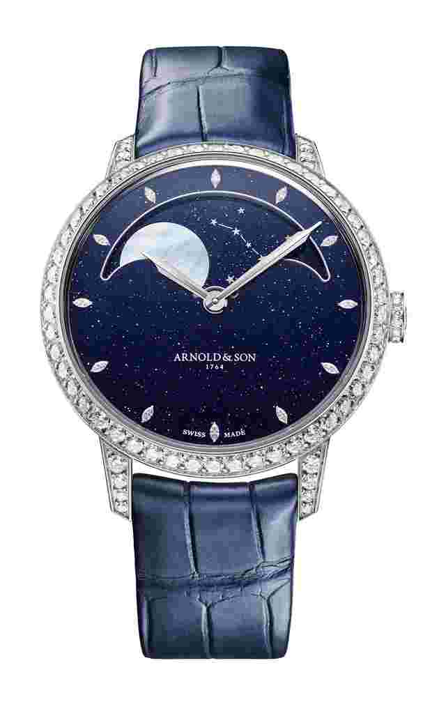 Arnold & Son
Perpetual Moon 38 White Gold Aventurine