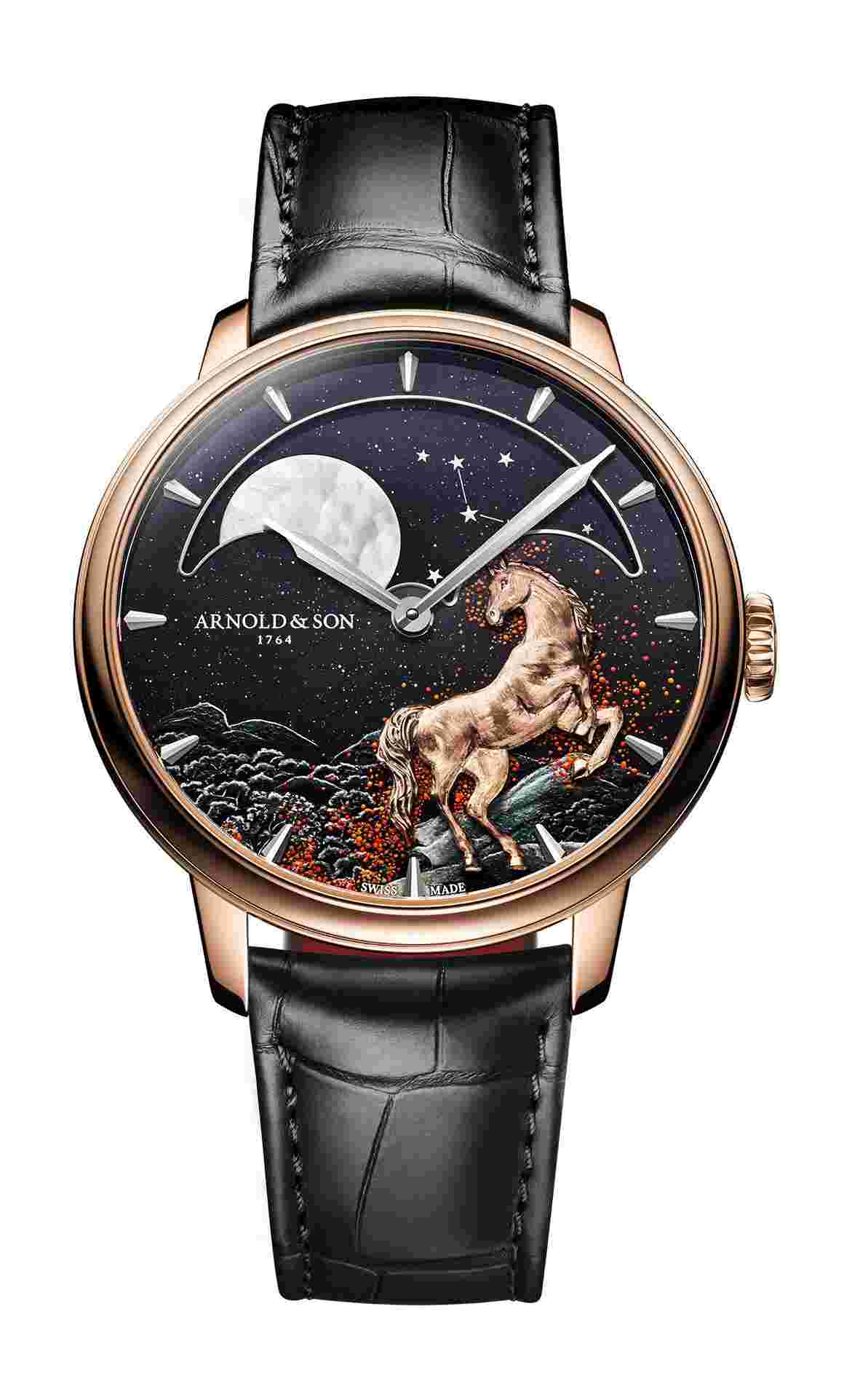 Arnold & Son
Perpetual Moon 41.5 Red Gold “Year of the Horse”