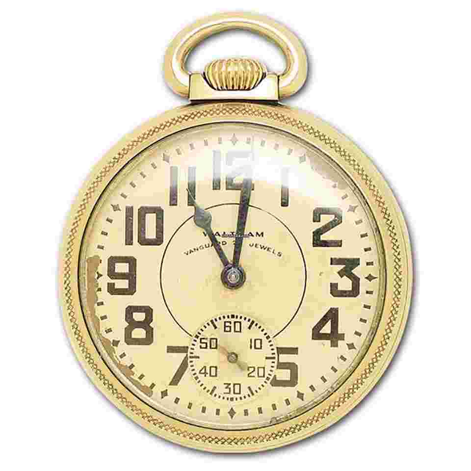 Waltham
pocket watch 10K Gold Fill 50mm watch