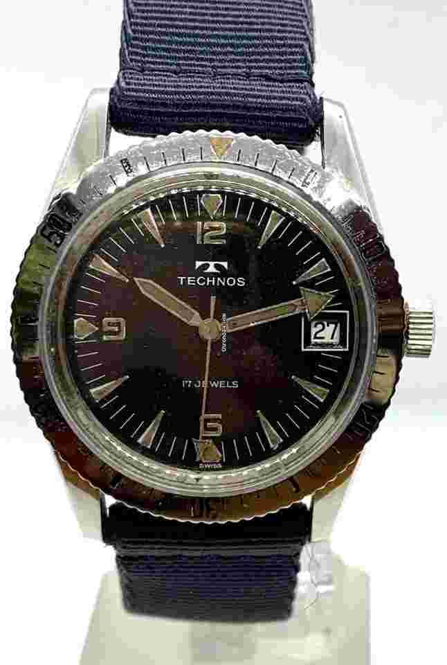 Technos
Pre-Sky Diver Vintage Diver “Swiss” only Dial
