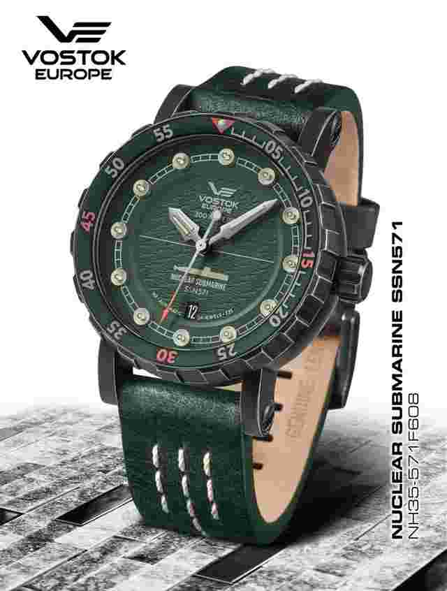 Vostok Europe SSN-571 Nuclear Submarine Automatic NH35A-571F608