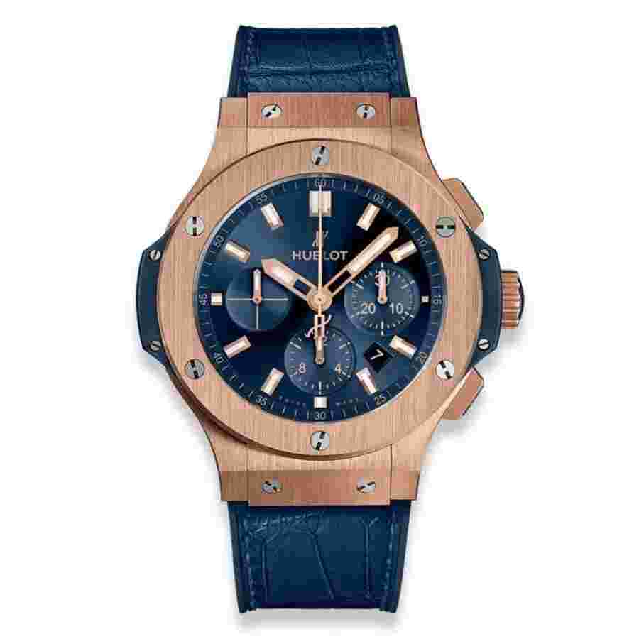 Hublot Big Bang 44 mm
301.PX.7180.LR Rose Gold Blue Leather Blue Dial Watch 2024