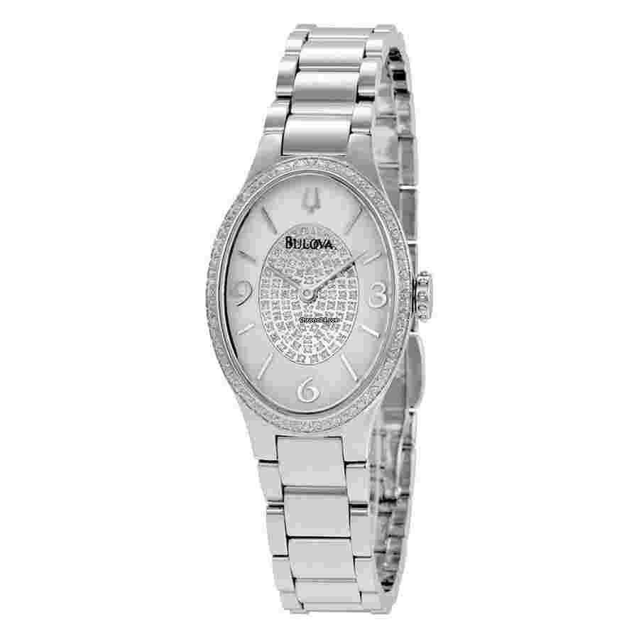 Bulova Diamond
White Dial Stainless Steel Ladies