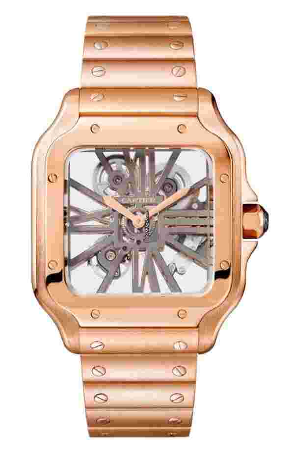 Cartier Santos
De Cartier Skeleton WHSA0016