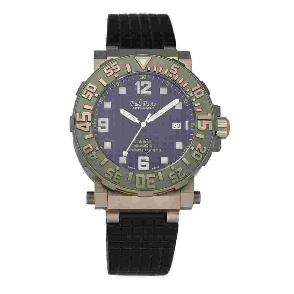 Paul Picot C-Type
0851.TI Compass Titanium Rubber Limited Automatic Men's Watch