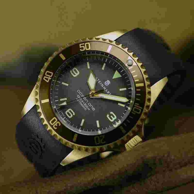 Steinhart Ocean 1
One Bronze Dark Brown Automatic Swiss Diver Watch 103-0573