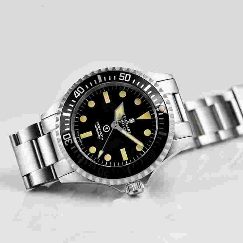 Steinhart
OCEAN One 1 Vintage Military Swiss Automatic Mens Diver Watch ETA 2824 103-0658