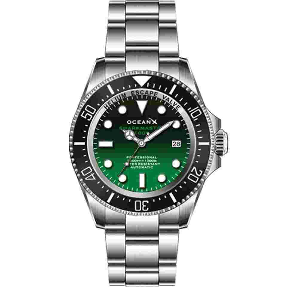 OceanX Sharkmaster 1000 Automatic Men's Diver Watch 44mm SMS1019