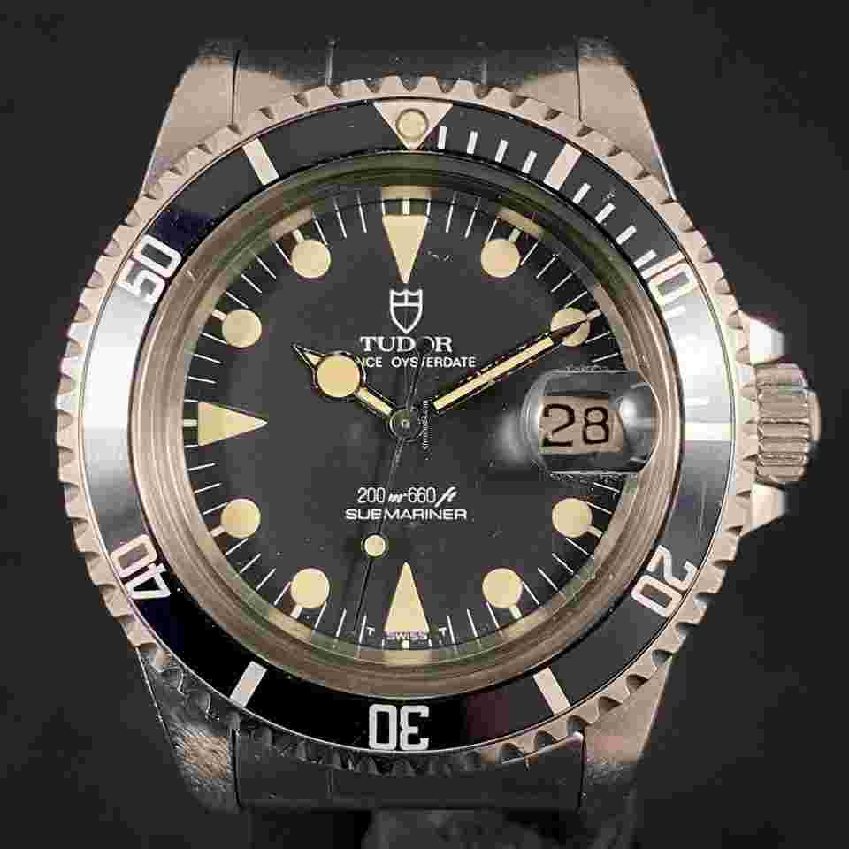 Tudor Submariner
Prince Oysterdate Submariner Lollipop Rare Patina Steel Vintage 1986 Box Papers Anchor