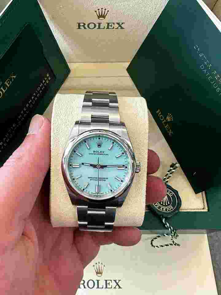 Rolex Oyster Perpetual 36
36mm 126000 "Tiffany" Blue Unworn/Complete 2025 w/WHITE TAG