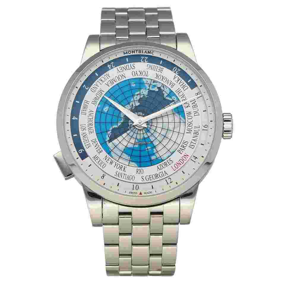 Montblanc Heritage Spirit
7339 Heritage Spirit Orbis Terrarum World Time 41 mm Steel Men's Watch