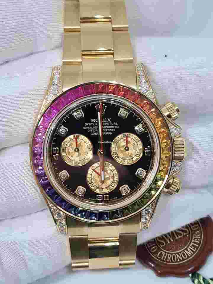 Rolex Daytona
Rainbow 116598 SUPER RARE 100% NOS Full Set full stickers