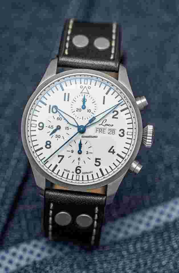 Laco Kiel Kiel.2 Chronograph - Automatik - Weiss