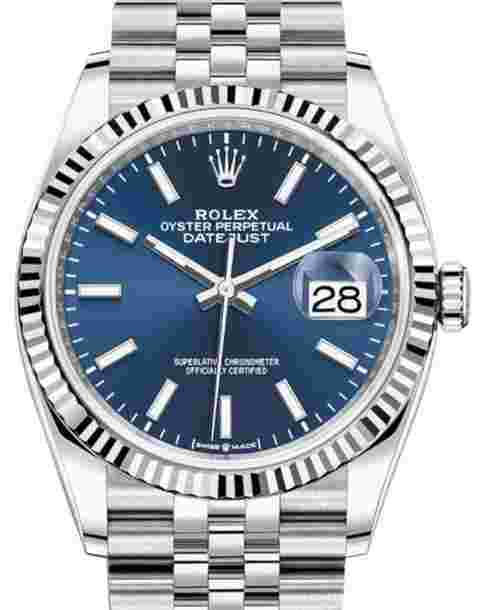 Rolex Datejust 36
126234 36mm Blue Index Dial Jubilee Bracelet Unworn 2024