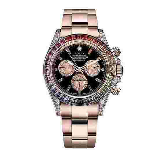 Rolex Daytona
116595RBOW Daytona Rainbow Black Dial Rose Gold Unworn