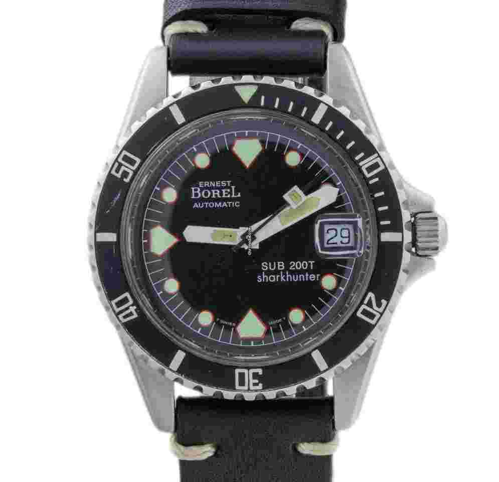 Ernest Borel
Sub 200T Sharkhunter Stainless Steel 36mm Serviced