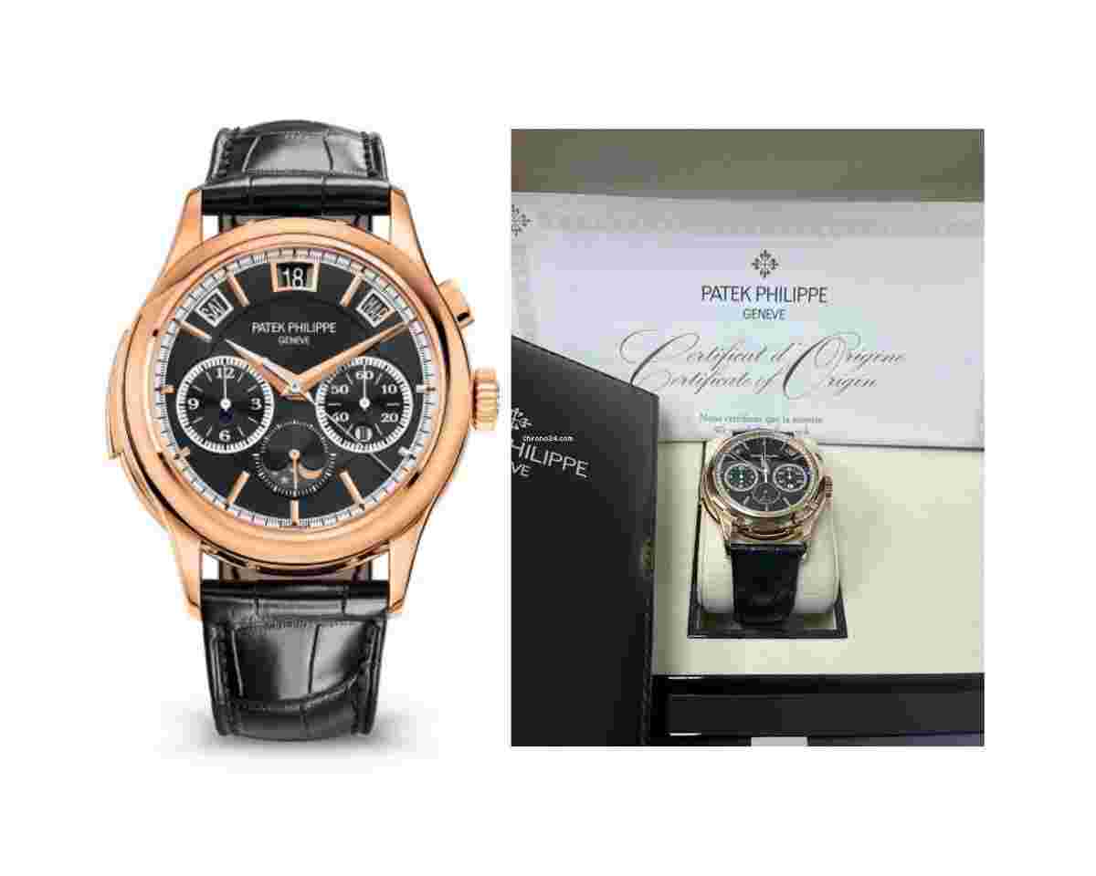 Patek Philippe Grand Complications
(submodel) Rose Gold Black Dial 5208R-001