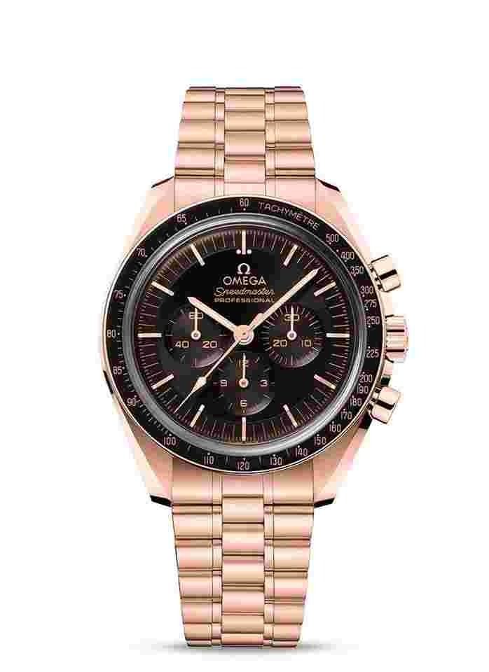 Omega Speedmaster Professional Moonwatch
Co-Axial Master Chronometer Chronograph 18kt Rose Gold Sedna Special