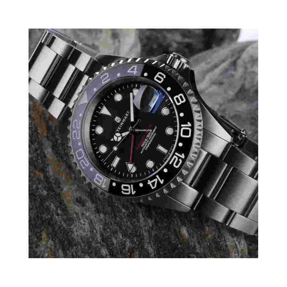 Steinhart Ocean 1
GMT Ocean 1 Black 42mm Ceramic Men's Diver Watch WR300 103-0833