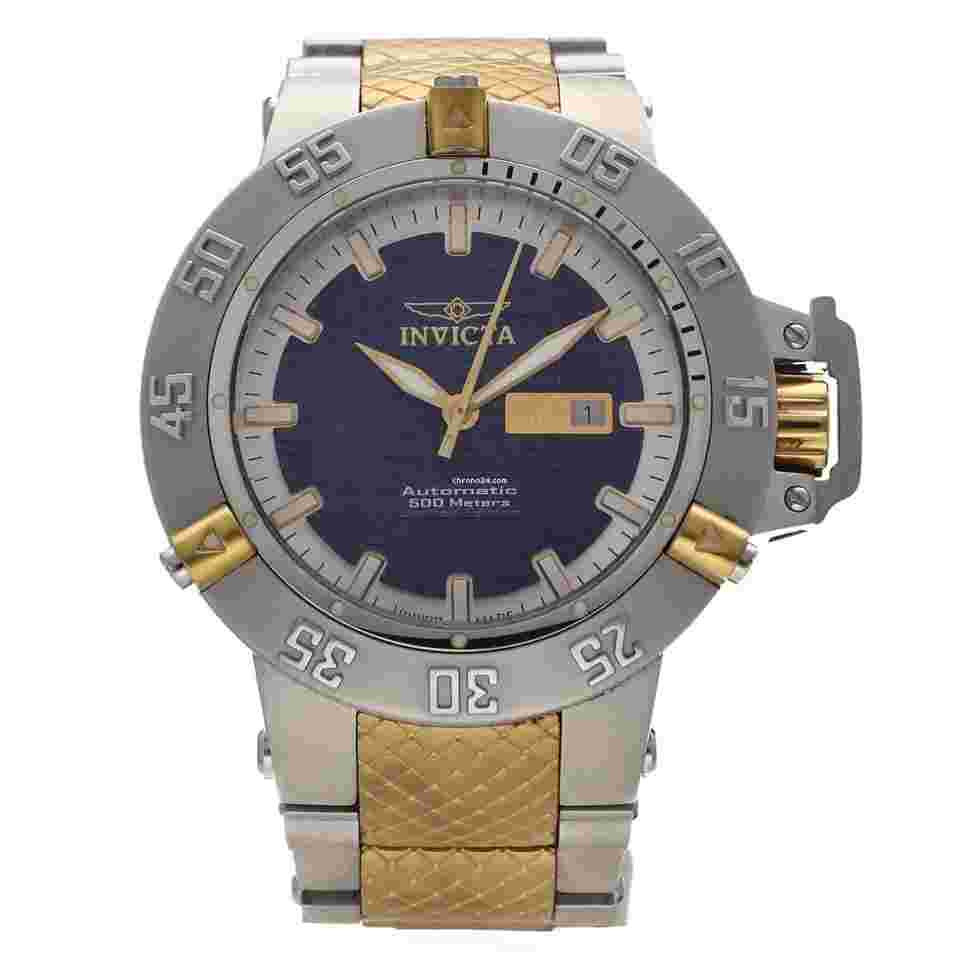 Invicta
5434 Limited Two Tone Gold Steel 50 mm Blue Dial Automatic Men's Watch