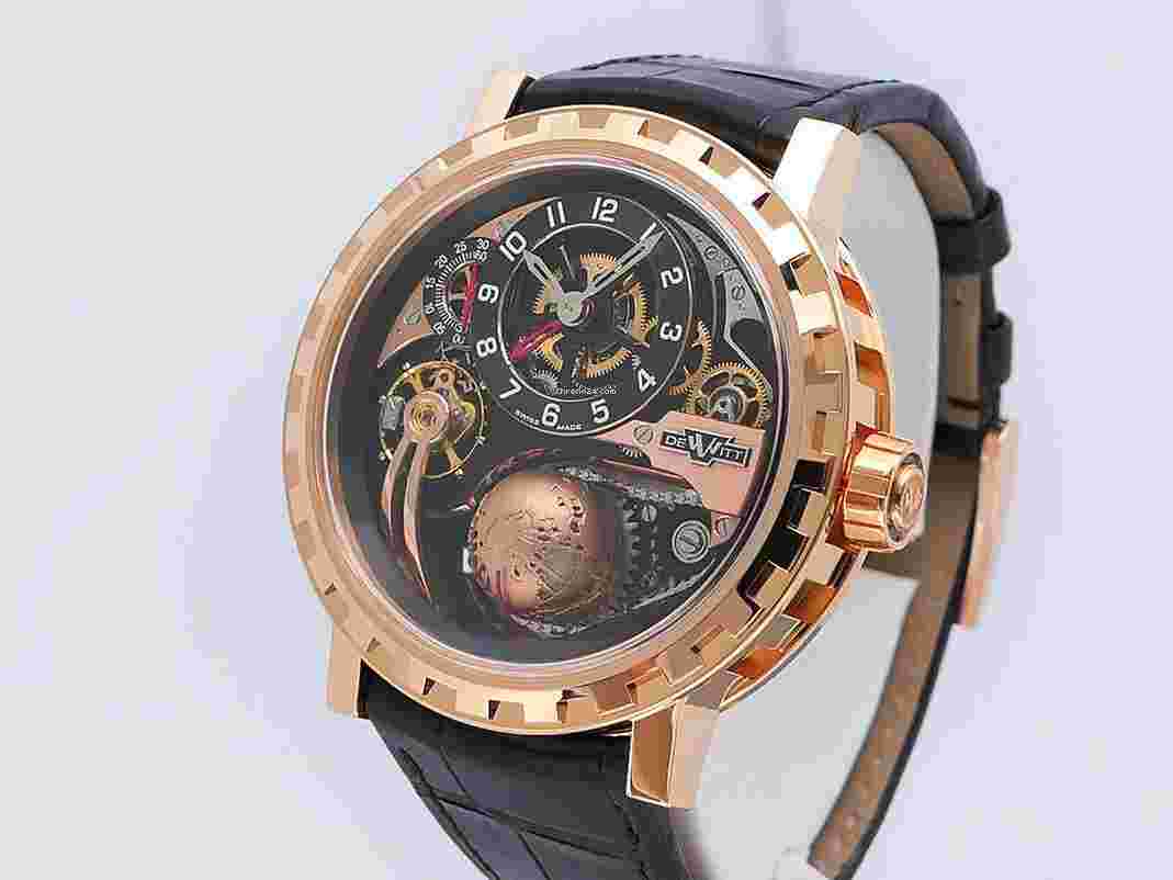 Dewitt Academia
Hour Planet GMT Black Tie Edition AC.GMT.003 18k Rose Gold Limited to 25pc