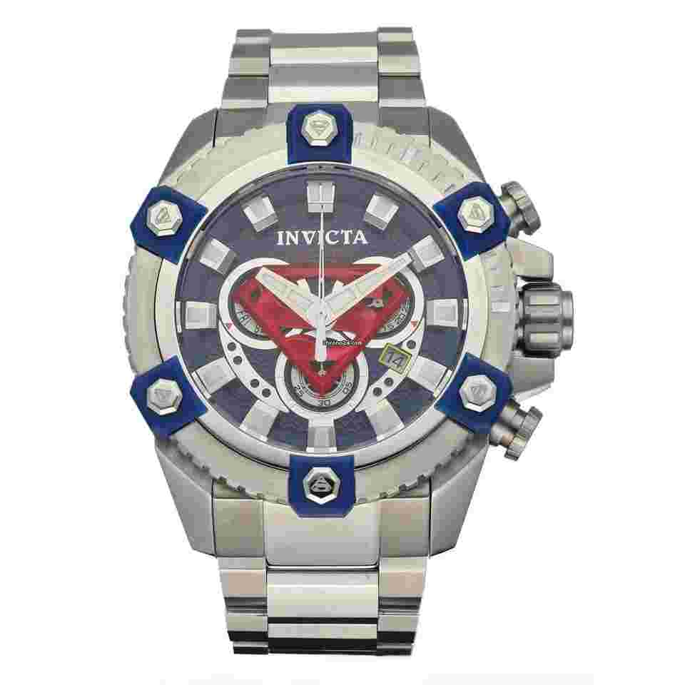 Invicta
26909 Superman Grand Octane Arsenal Chrono Steel 56mm Quartz Mens Watch