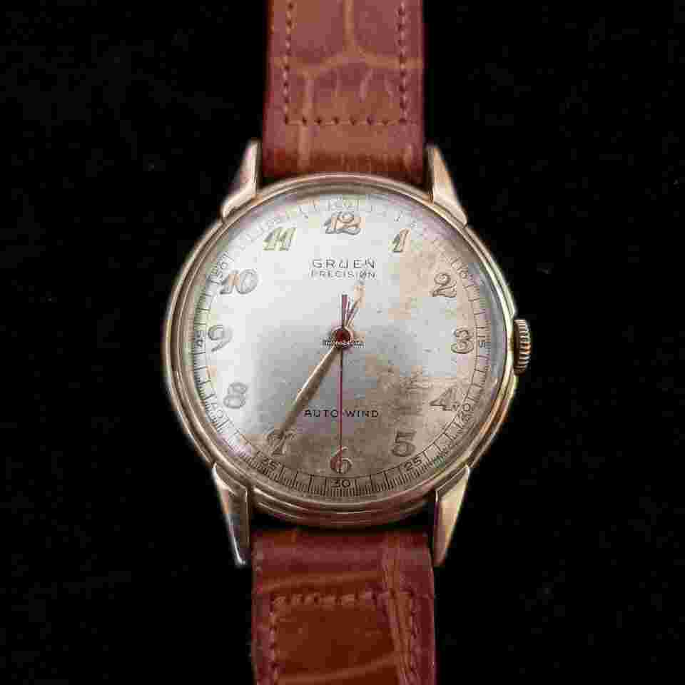 Gruen Precision
Doctors Military Officers Automatic Cal470 Breguet Numbers 10KGolfField Vintage