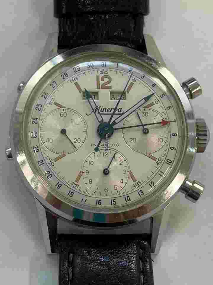 Minerva
Triple calendar Chronograph