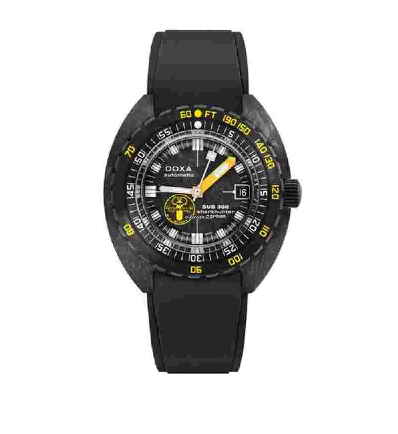 Doxa Sub
300 Carbon Aqua Lung US Divers Sharkhunter Men's Watch 822.70.101AQL.20