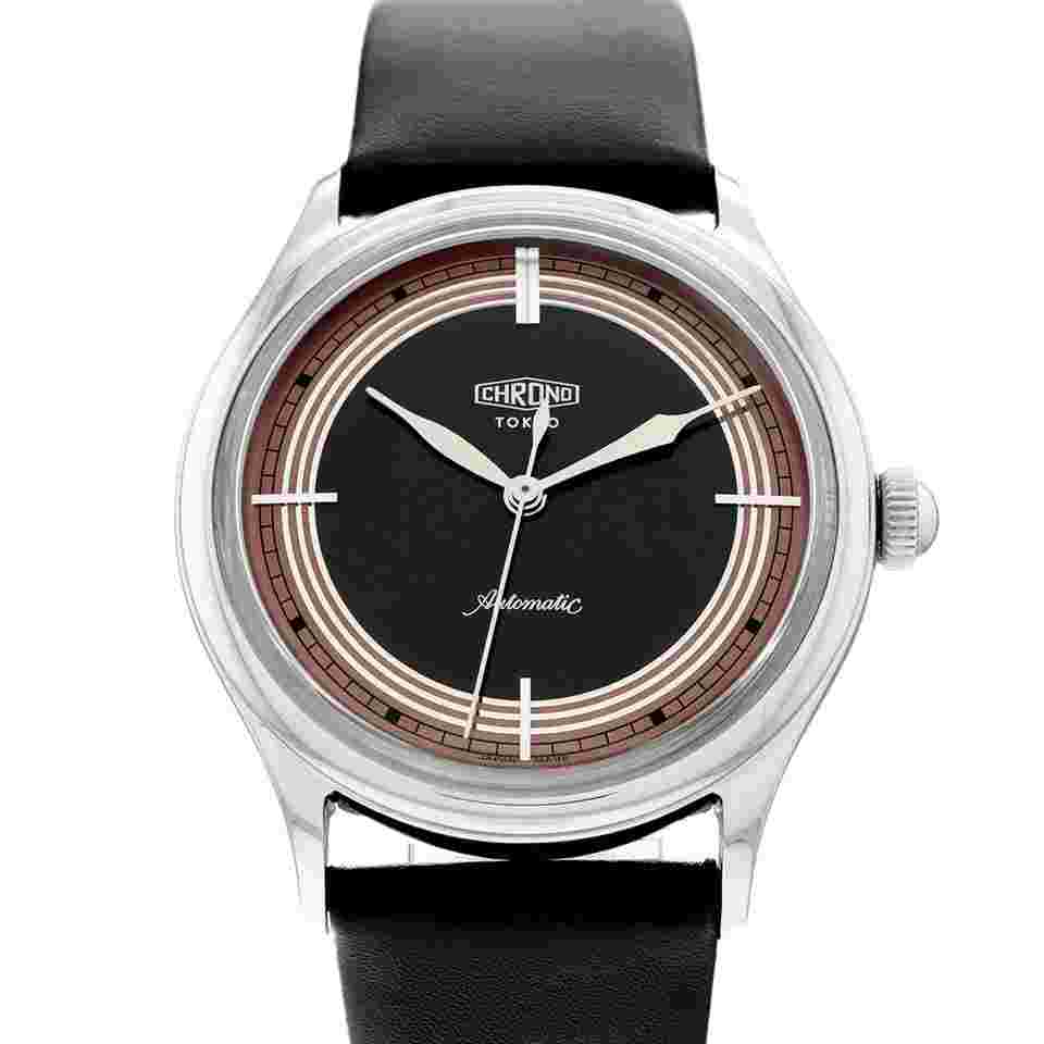 Kurono Tokyo Classic CT003P Chrono Rare dial 3 outer tracks limited to 50