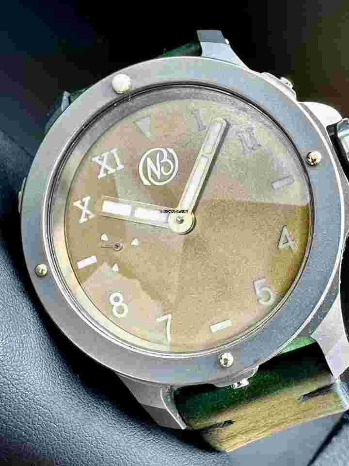 Ennebi
FONDALE TOSCANA 9663 TITANIUM SWISS GOLD ITALIAN DIVER 1000M 47MM UNITAS